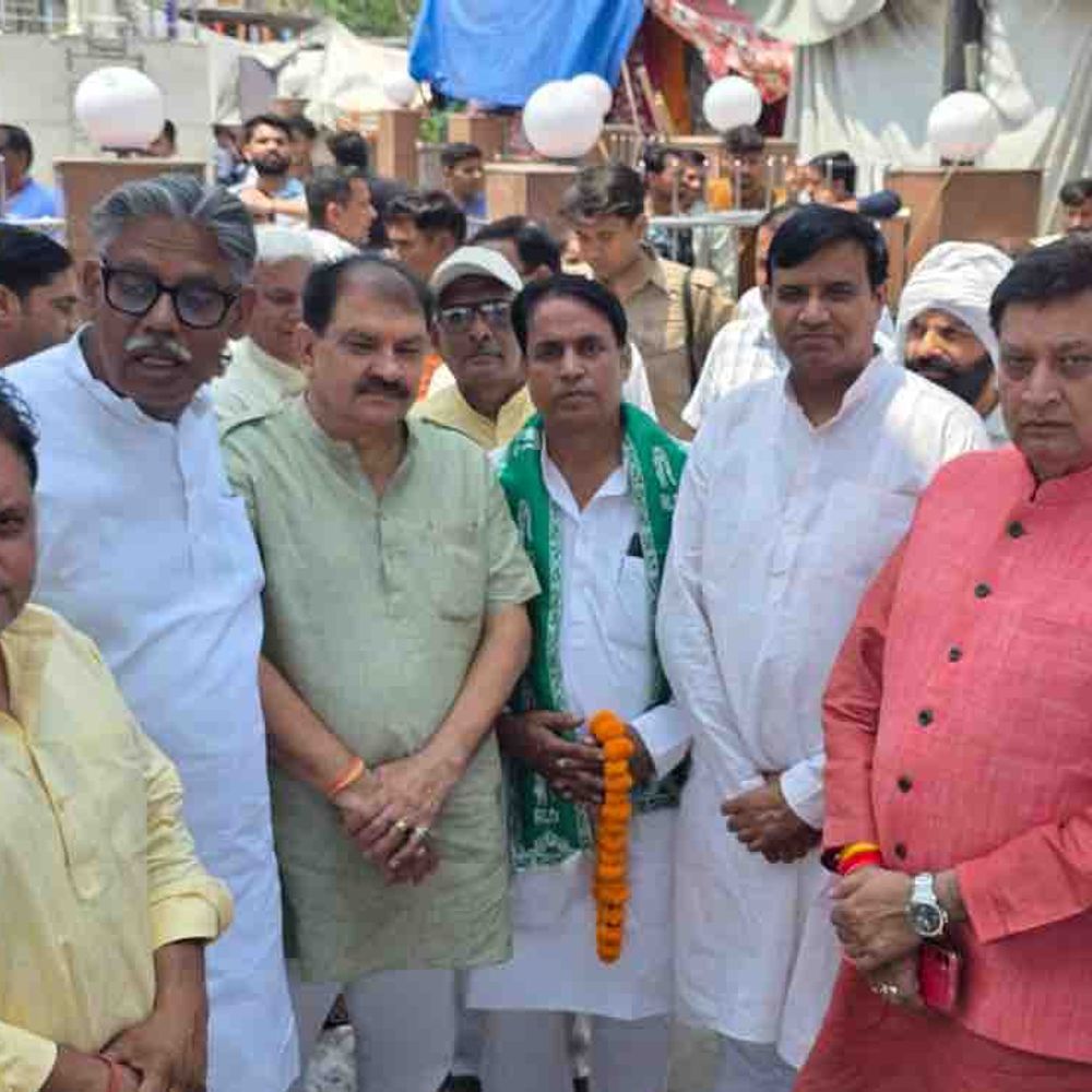 RLD नेता केसी त्यागी का स्वागत किया गया:गाजियाबाद में कहा- 2027 विधानसभा चुनाव में NDA को मिलेगा अधिक बहुमत