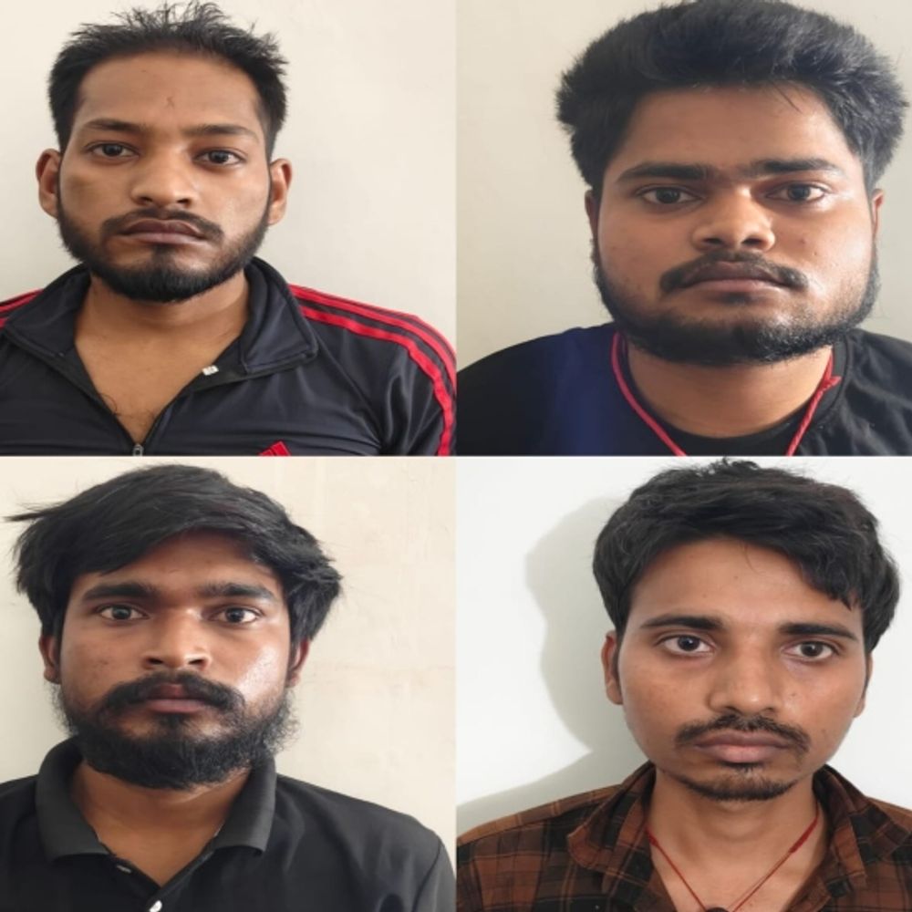 ग्वालियर पुलिस ने पकड़ा इंटरस्टेट ऑनलाइन गैंबलिंग कॉल सेंटर:एमपी-यूपी-बिहार के 10 ठग गिरफ्तार, ऑनलाइन गेम के जाल में फंसाकर ‘म्यूल’ अकाउंट में करते थे ट्रांसफर