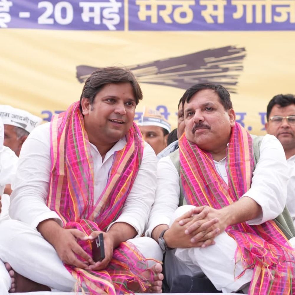 आप सांसद संजय सिंह ने पदयात्रा का शुभारंभ किया:मेरठ से गाजियाबाद तक 16 से 20 मई तक चलेगी ‘रोजगार दो-सामाजिक न्याय दो’ यात्रा