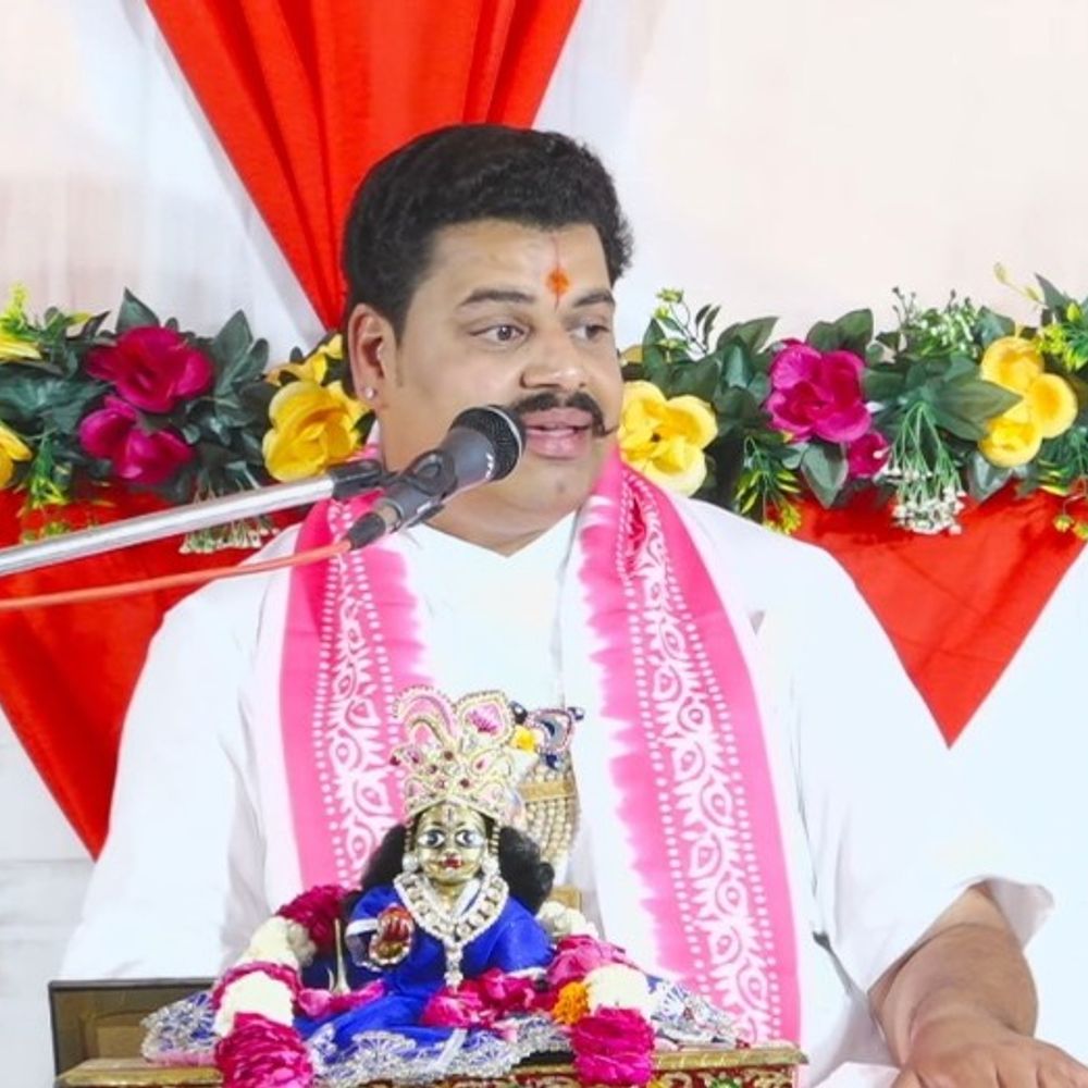 संभल में पुरुषोत्तम मास भागवत कथा का आयोजन:आचार्य अनंत दास ने राजा परीक्षित जन्म प्रसंग का किया वर्णन