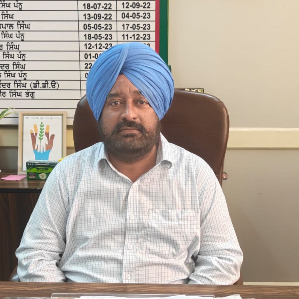 भूजल बचाने को किसान धान की सीधी बुआई करें:तरनतारन में चीफ एग्रीकल्चर ऑफिसर ने दी सलाह, प्रोत्साहन योजना का लाभ उठाएं