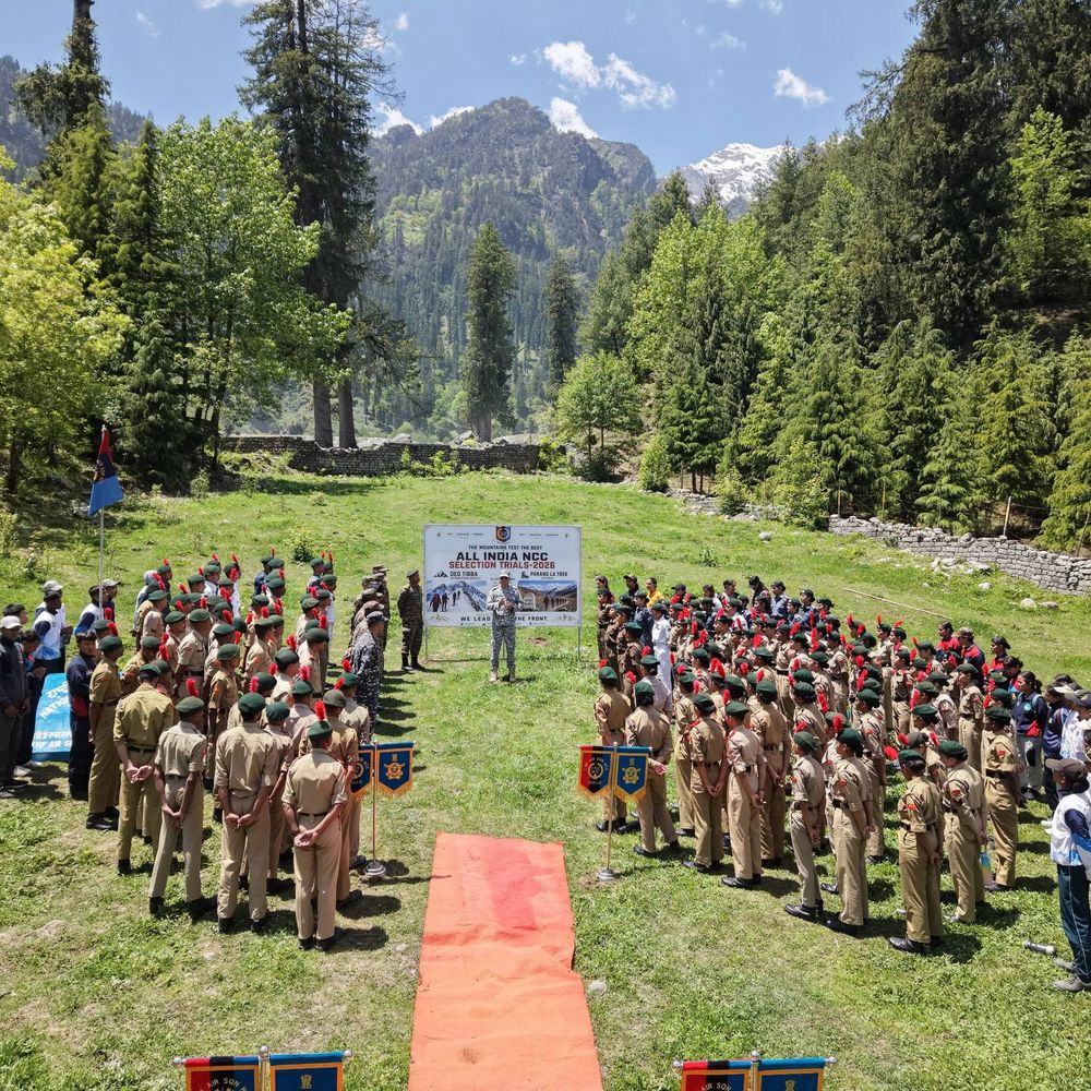 मनाली में NCC कैडेट्स का चयन शिविर शुरू:2 हिमालयी अभियानों के लिए प्रक्रिया का आगाज; 200 से अधिक प्रतिभागी जुटे