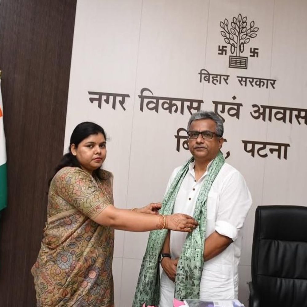 पूर्णिया महापौर ने मंत्री से की मुलाकात:शहर की समस्याओं और विकास योजनाओं पर हुई चर्चा