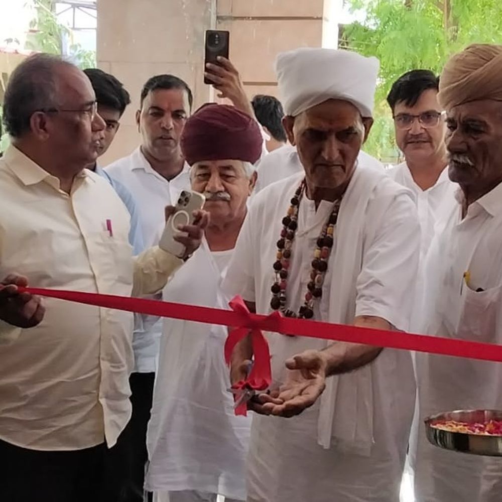 सरवड़ी पुरोहितान स्कूल में नई लाइब्रेरी का लोकार्पण:संत तुलछाराम महाराज बोले- शिक्षा ही समाज के विकास का मजबूत आधार