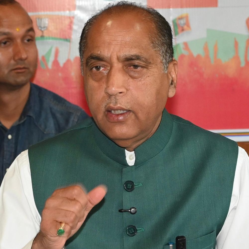 जयराम बोले-CM सुक्खू भ्रष्ट अफसरों के आगे ‘कंप्रोमाइज़्ड’:कार्यवाहक मुख्य सचिव की स्थायी नियुक्ति पर उठाए सवाल; करप्शन के लगाए आरोप
