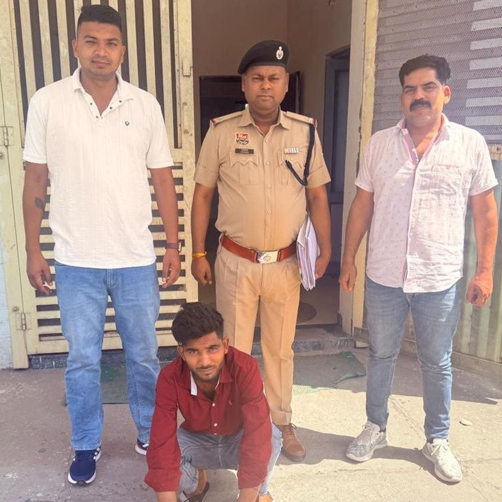 समालखा पुलिस ने सोनीपत से पकड़ा मोबाइल स्नैचर:वारदात में प्रयुक्त बाइक बरामद, साथी पहले ही पकड़ा जा चुका, दोनों नशे के आदी