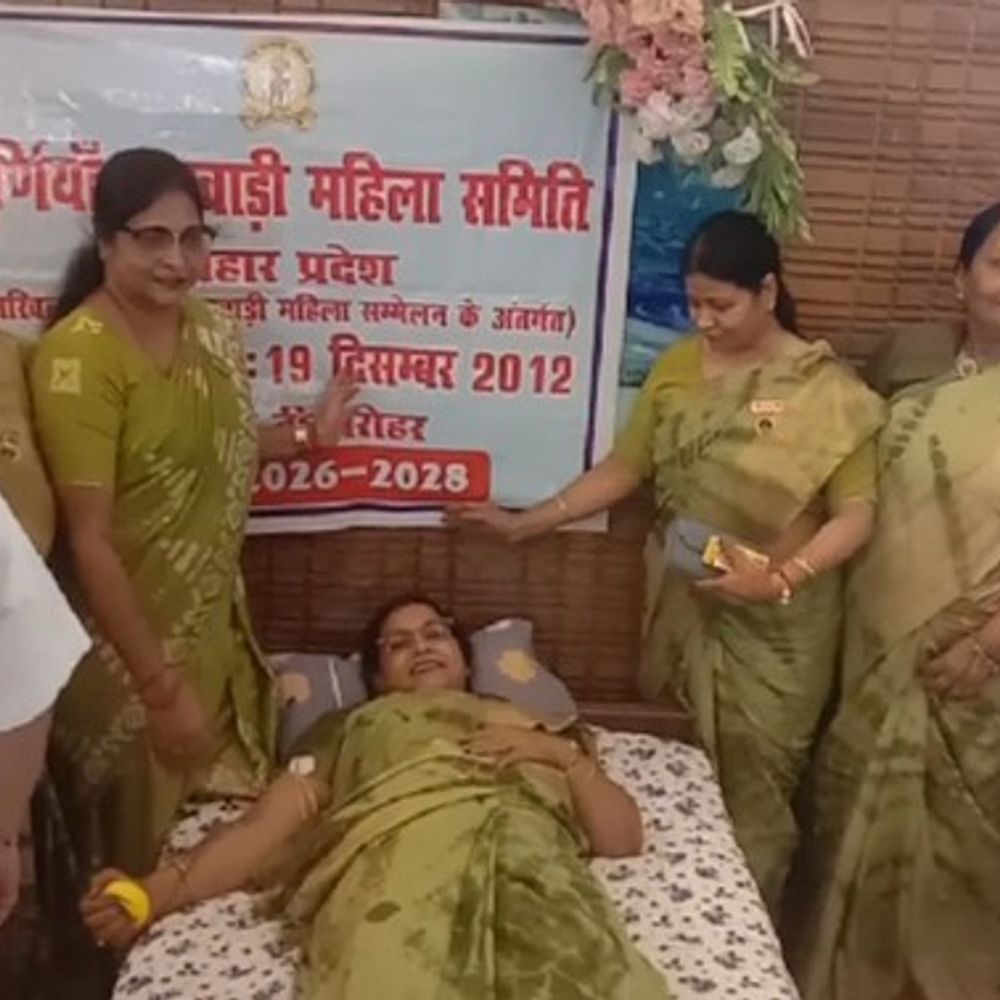 पूर्णिया में थैलेसीमिया रक्तदान शिविर आयोजित:युवा, महिलाओं और बुजुर्गों ने बढ़-चढ़कर ब्लड डोनेट किया