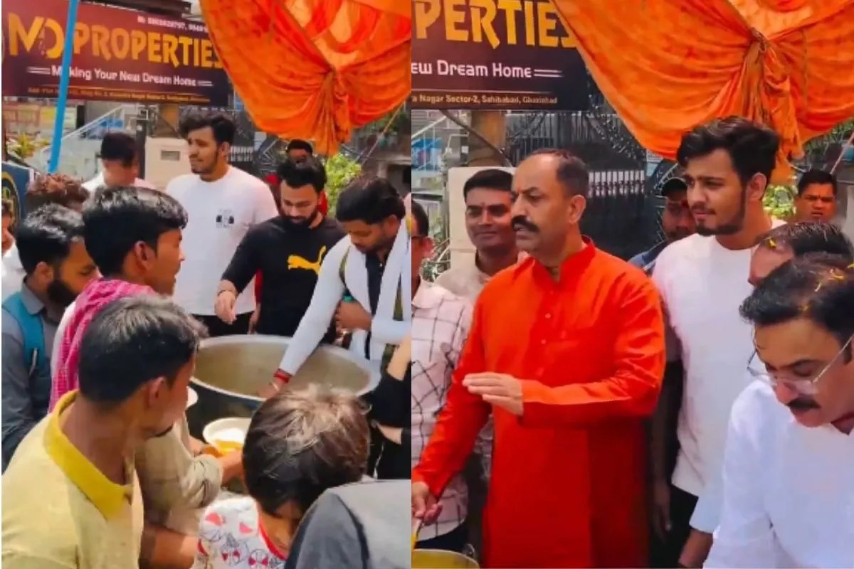 भंडारे में शर्मनाक हरकत! हाथ से खाने की प्लेट छीनी, कहा- कोई मुसलमान हमारा खाना न खाए