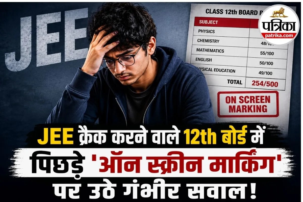 JEE Main में 99 परसेंट पर 12वीं में 75% से भी कम नंबर! एडवांस्ड की रेस से बाहर हुए हजारों छात्र, CBSE की ऑन स्क्रीन मार्किंग पर उठे सवाल