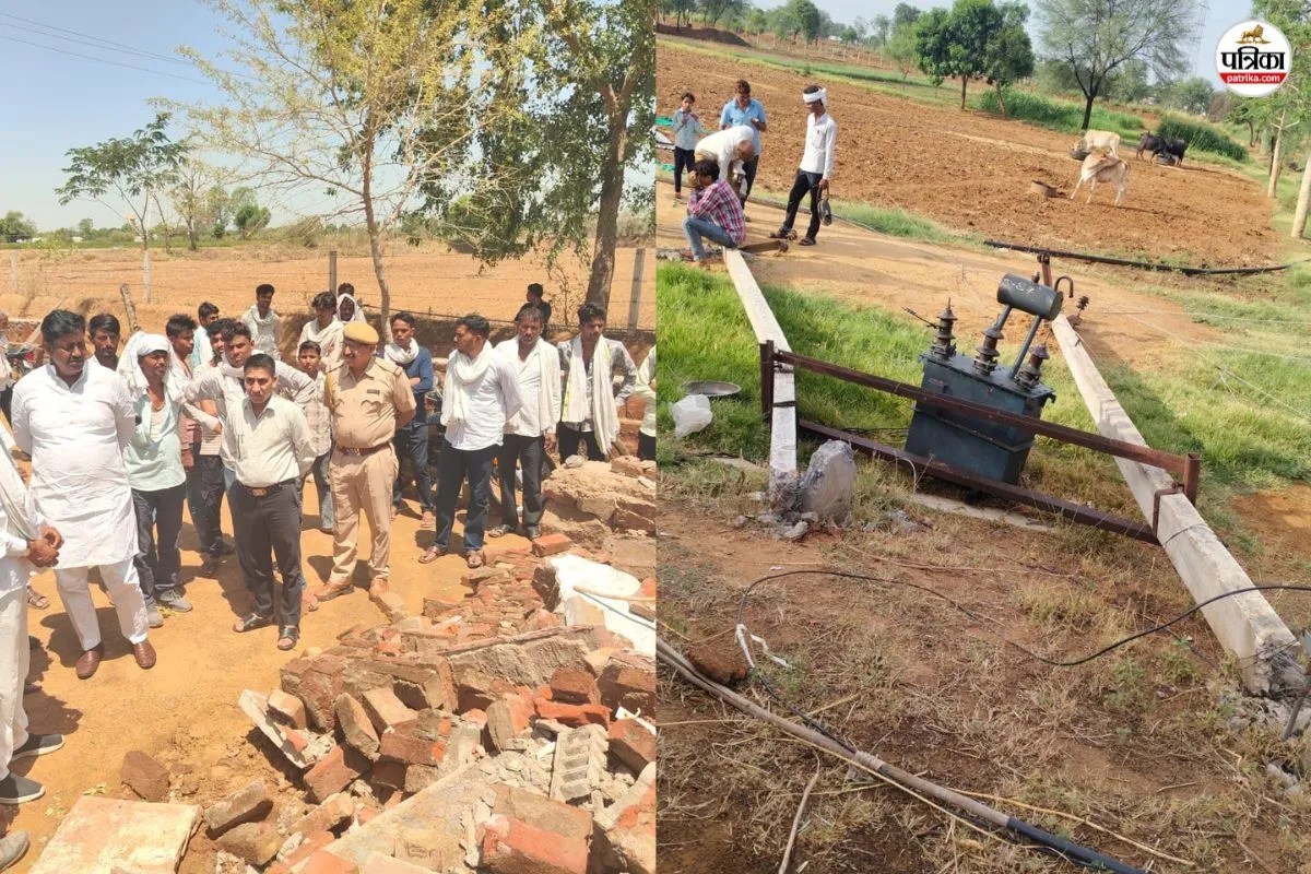दौसा : तेज अंधड़ में टूटे 409 विद्युत पोल, 297 गांवों में ब्लैकआउट, जन-जीवन प्रभावित