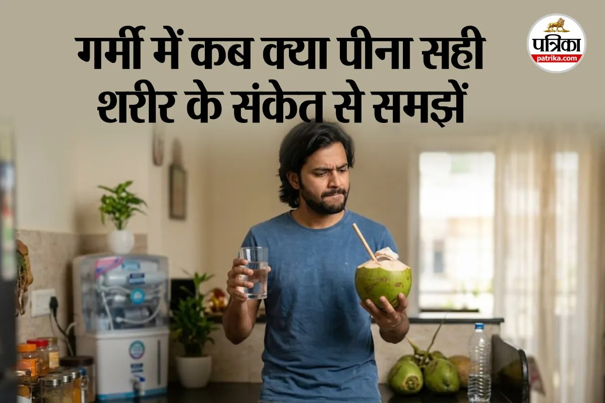 Water or Electrolytes : प्यास पानी से बुझेगी या नारियल पानी जैसे ड्रिंक्स से? शरीर के इन संकेतों से समझिए