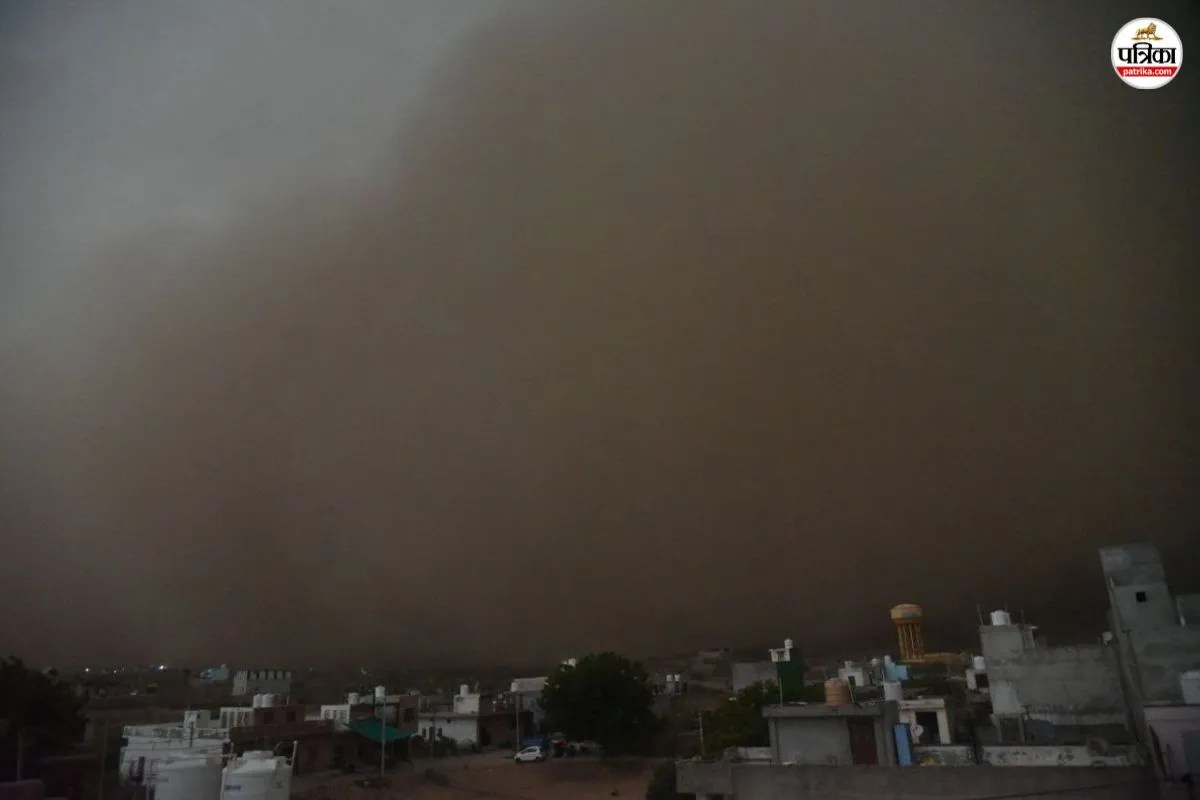 जोधपुर जिले में 98 Kmph की रफ्तार से आई आंधी, 1000 से ज्यादा बिजली पोल गिरे; कई इलाकों में ब्लैकआउट