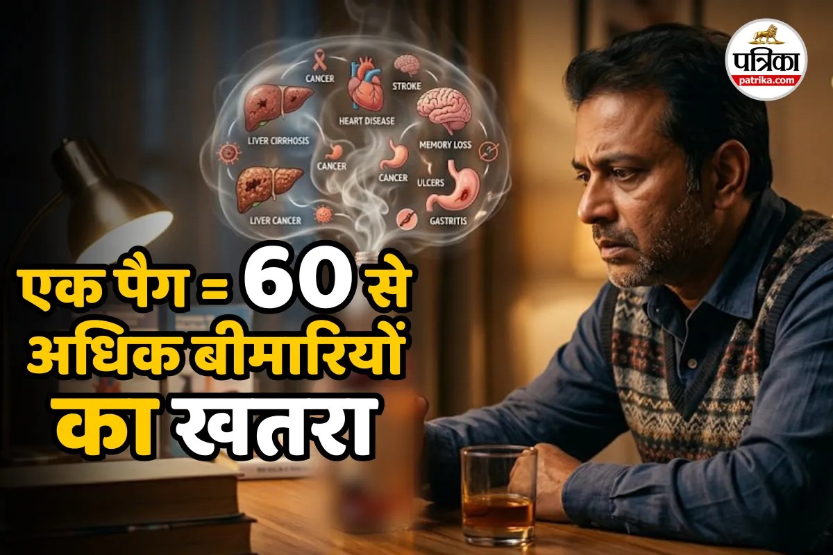 List of Diseases Caused by Alcohol : सिर्फ एकाध पैग और 60+ बीमारियों और विकारों का खतरा, यहां पूरी लिस्ट देखिए