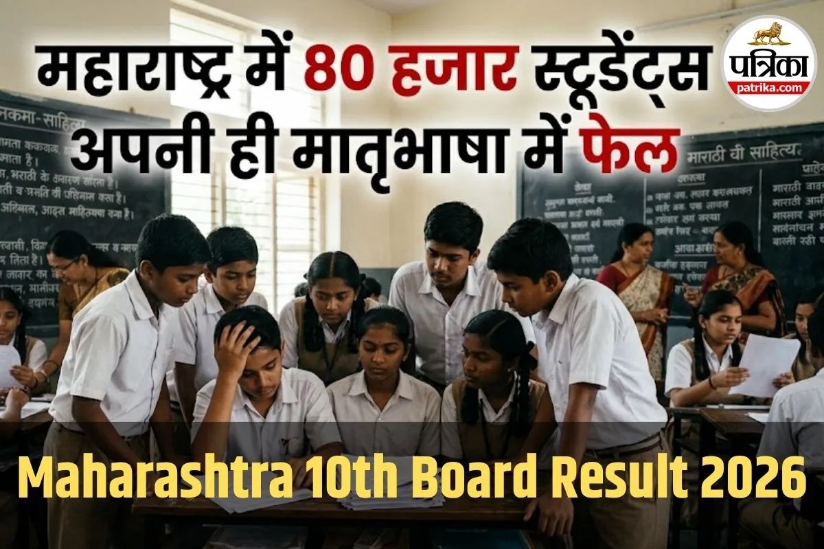 भाषा के नाम पर राजनीति के बीच चौंकाने वाले नतीजे, महाराष्ट्र में 80 हजार स्टूडेंट्स मराठी में फेल