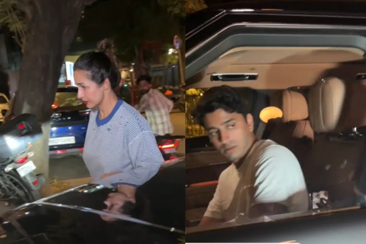 रूमर्ड बॉयफ्रेंड हर्ष मेहता संग कार में स्पॉट हुईं 52 की मलाइका अरोड़ा, बेटा अरहान भी साथ में आया नजर
