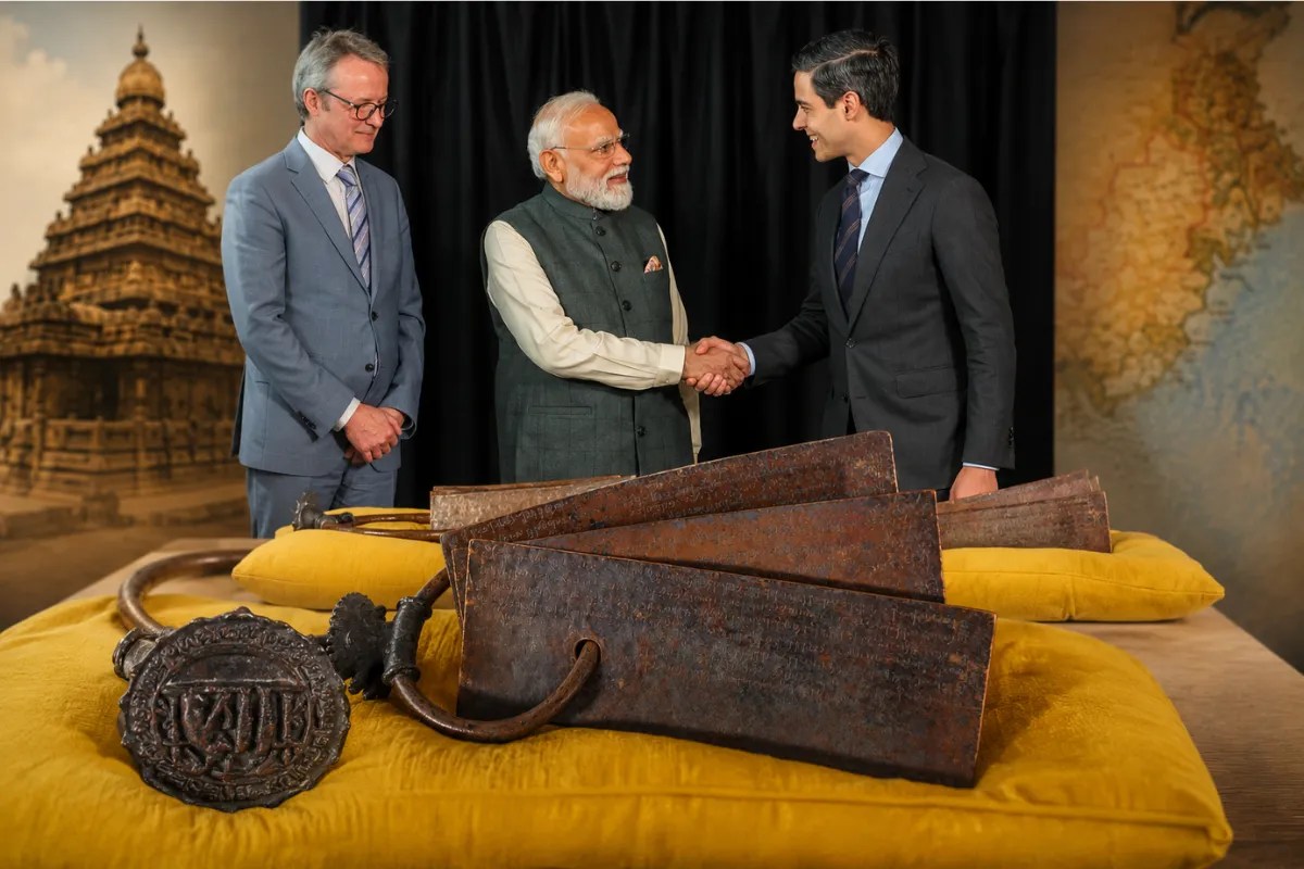 नीदरलैंड्स ने भारत को लौटाईं 11वीं सदी की ऐतिहासिक चोल ताम्रपत्र, पीएम मोदी ने कहा- हर भारतीय के लिए गर्व का पल