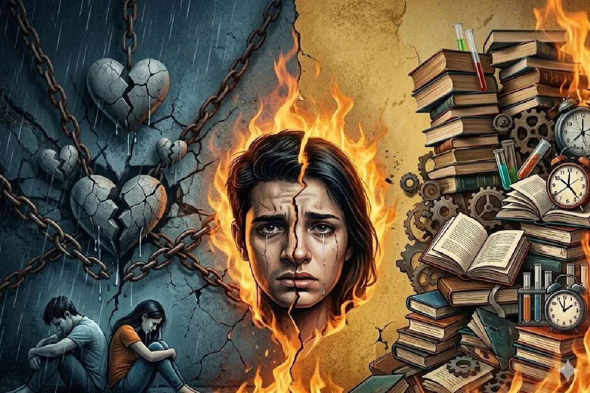 करियर की अंधी दौड़ और टूटते दिल का दर्द? 15-24 साल की उम्र में मेंटल हेल्थ प्रॉबल्म्स से जूझ रहे आपके बच्चे
