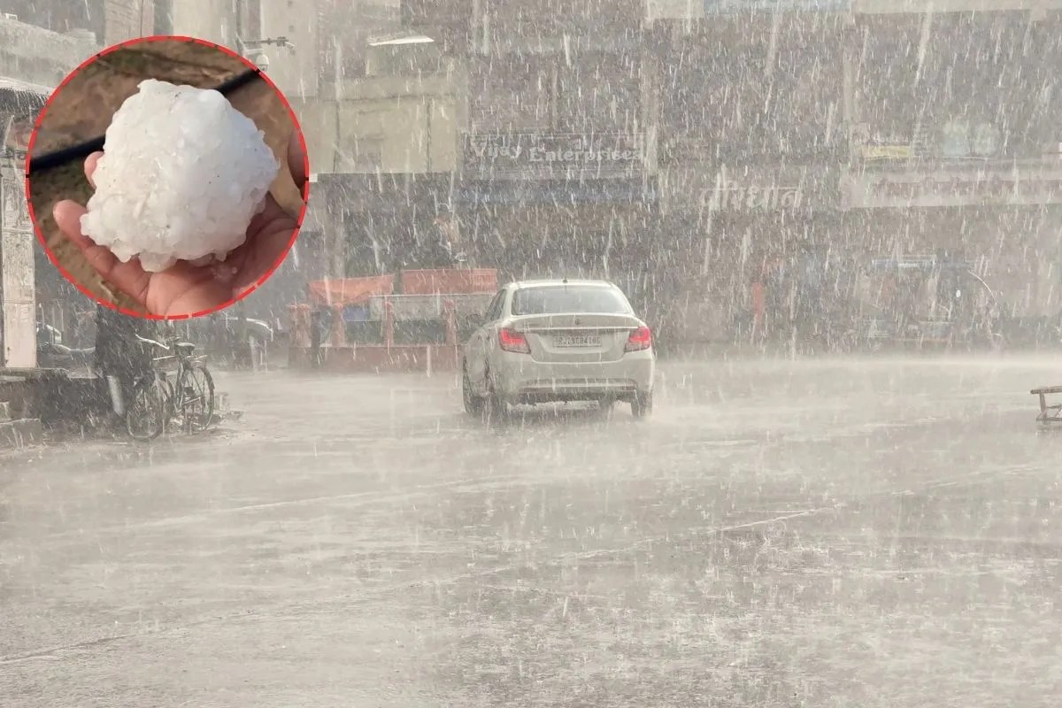 Rajasthan Rain: राजस्थान के इन जिलों में हुई बारिश, मेघगर्जन के साथ गिरे ओले, सात जिलों में IMD का अलर्ट