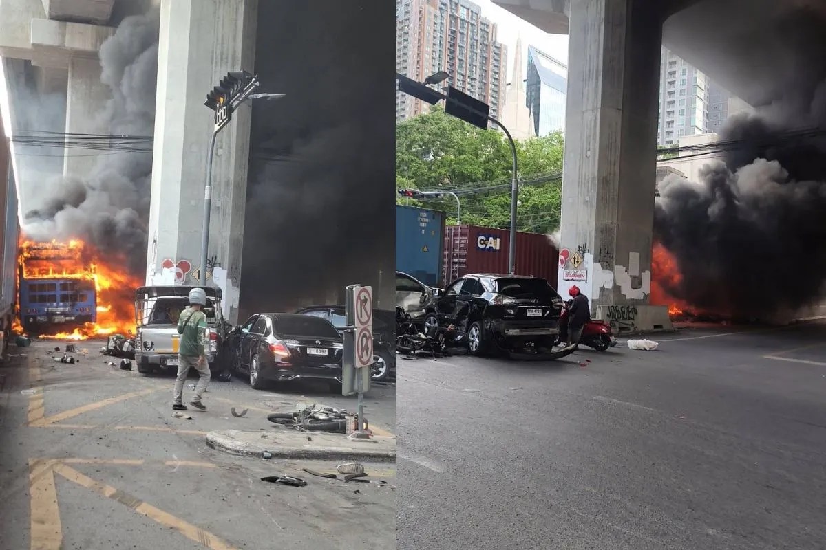 Thailand Train Accident: बैंकाक में ट्रेन और बस की जोरदार टक्कर, 8 से ज्यादा लोगों की मौत