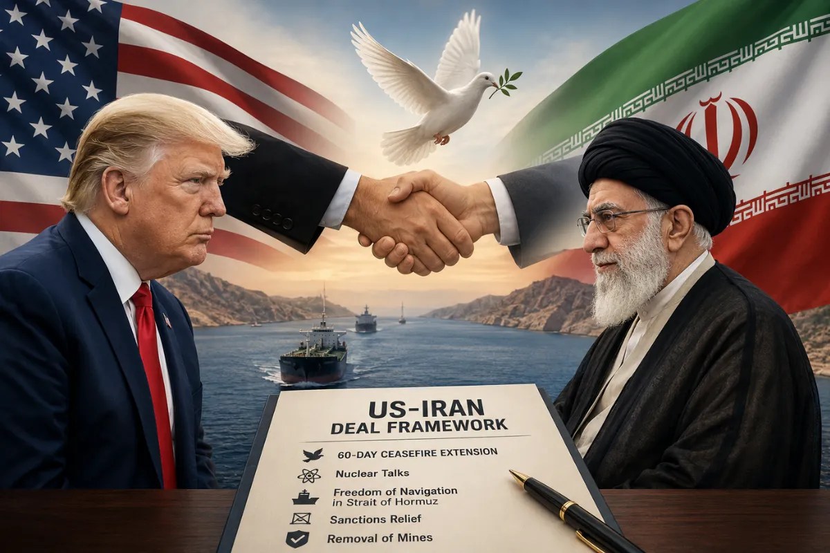 US Iran Deal: अमेरिका और ईरान के बीच शांति समझौते का खाका तैयार, अब डोनाल्ड ट्रंप की मंजूरी का इंतजार