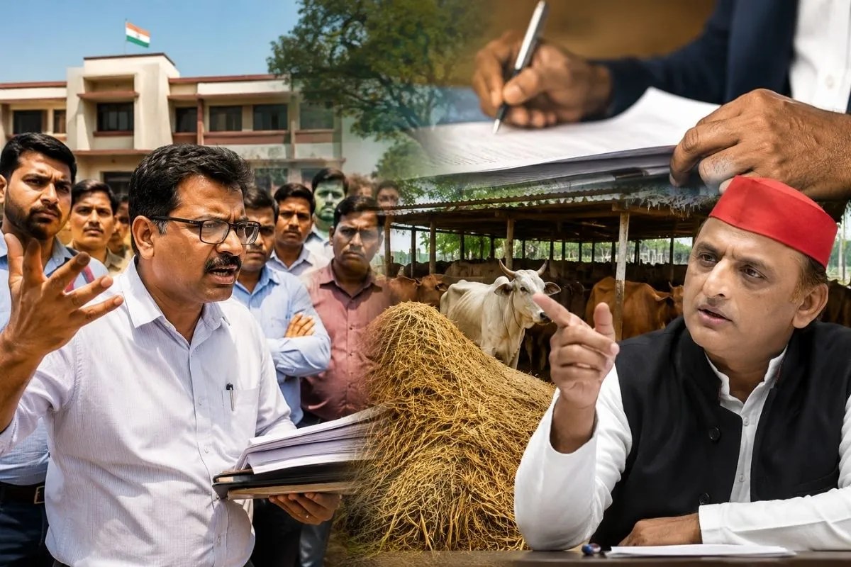शिक्षक बोले- आज भूसा तो कल गोबर उठाएंगे? बरेली में BSA के आदेश पर बवाल, अखिलेश यादव ने भी उठाए सवाल, जानिए क्या कहा?