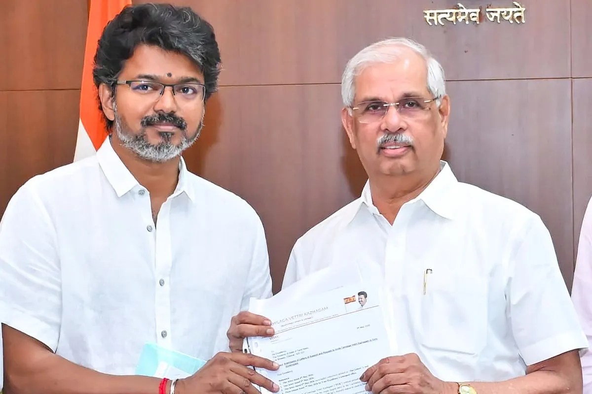 TVK चीफ विजय कल लेंगे तमिलनाडु के सीएम पद की शपथ, राज्यपाल को सौंपा समर्थन पत्र