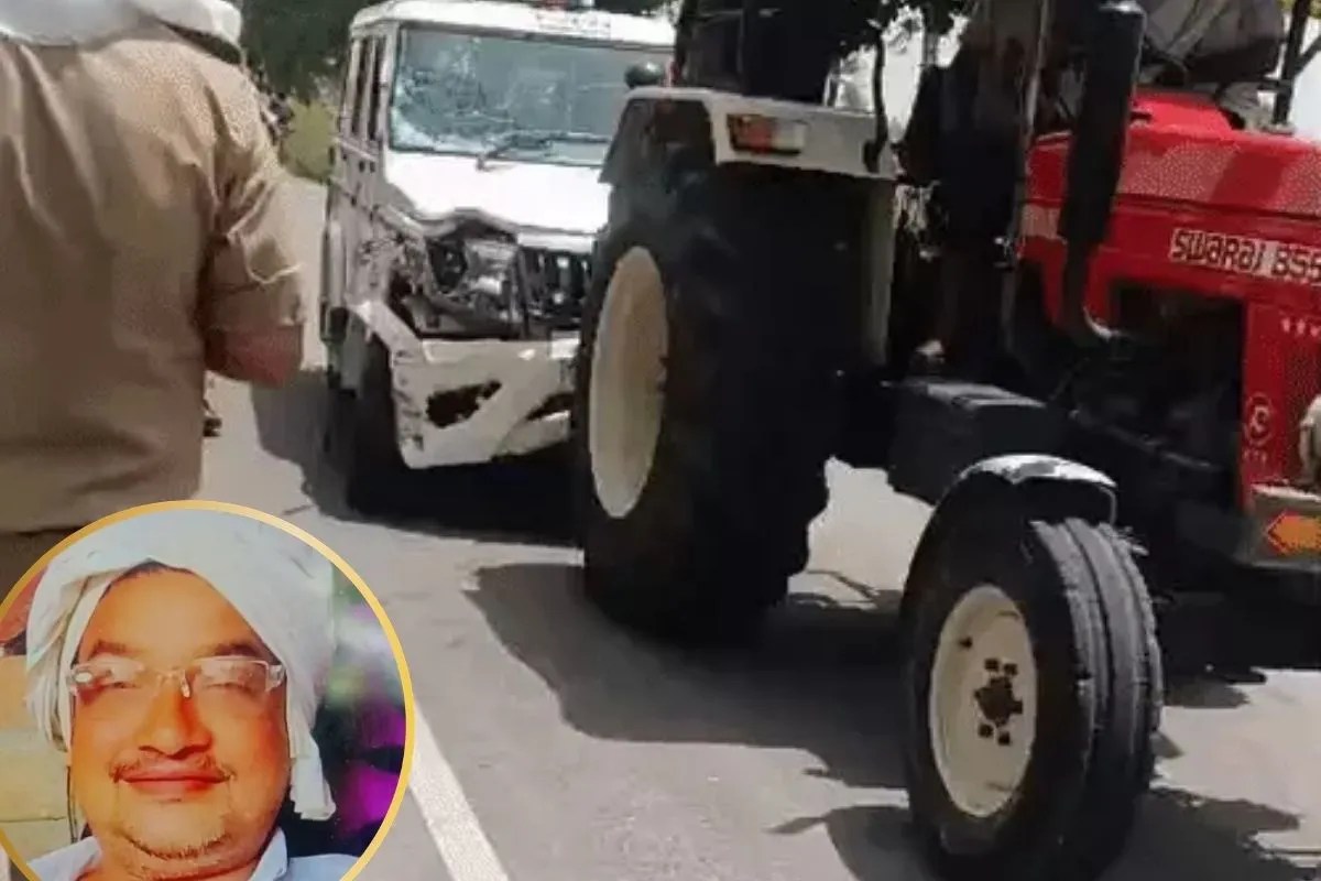लखीमपुर खीरी में सीओ की सरकारी बोलेरो से कुचलकर मामा-भांजे की दर्दनाक मौत, बाइक 3 फीट हवा में उछली