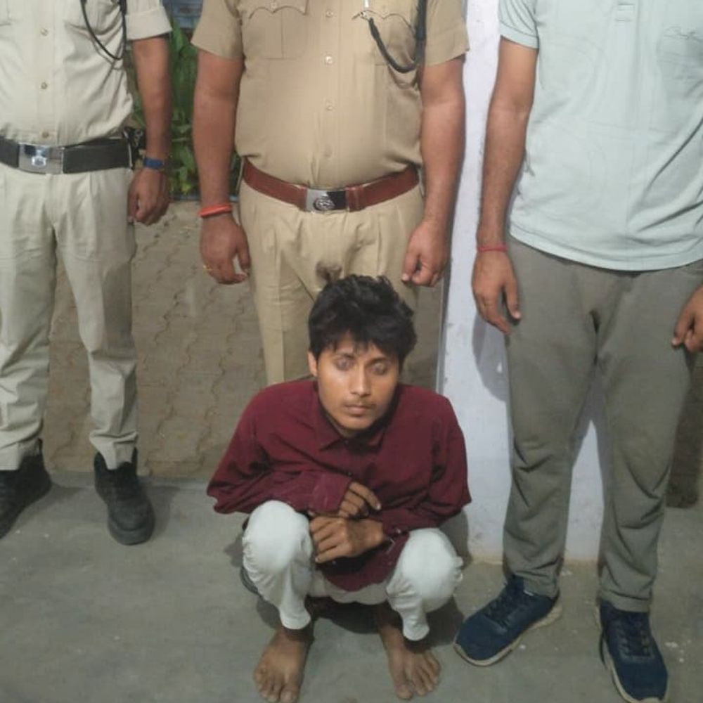बिहार पुलिस ने नूंह के युवक को पकड़ा:ATM काटकर लूट की वारदात करता था; गिरोह से जुड़ा होने का आरोप