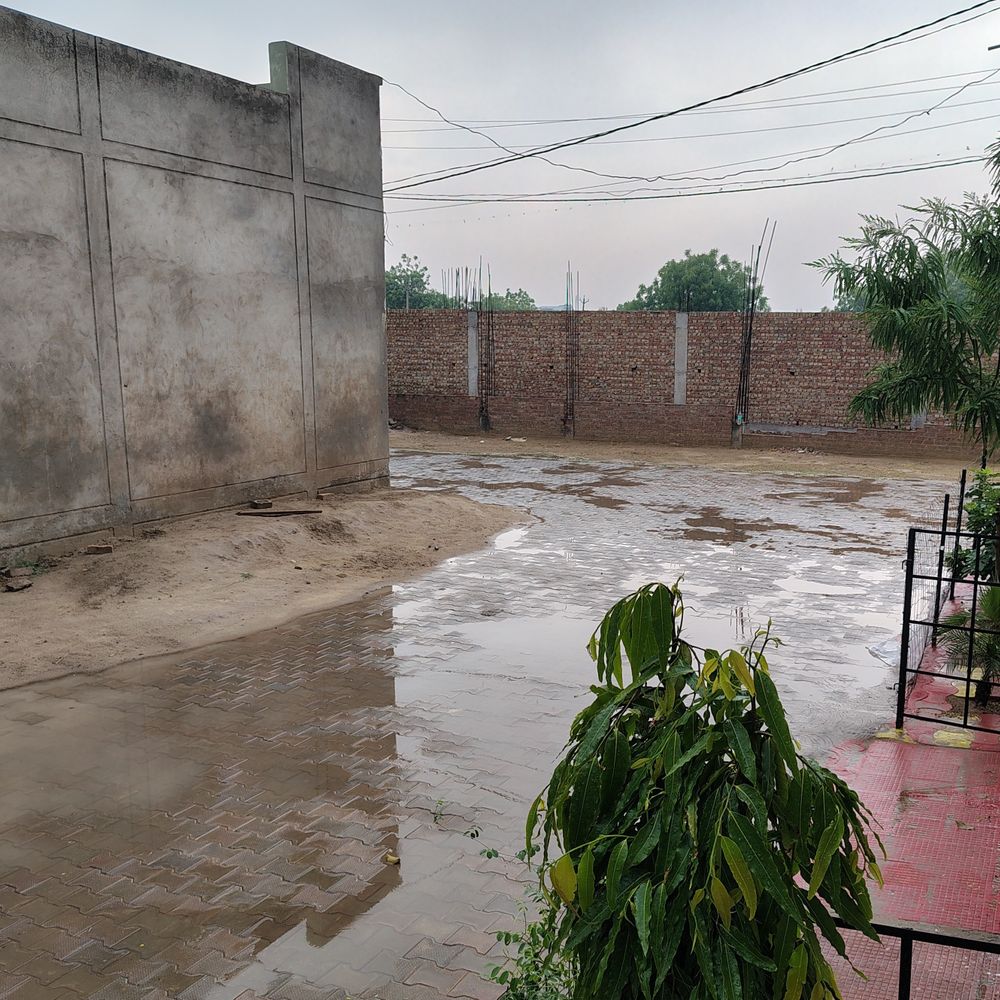 हनुमानगढ़ में मौसम का बदला मिजाज:बारिश से भीषण गर्मी से मिली राहत, मंडियों में भीगा अनाज