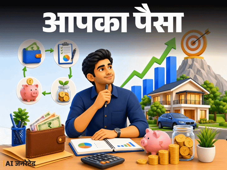 आपका पैसा- 25 हजार की सैलरी में कैसे बनें करोड़पति:फाइनेंशियल एक्सपर्ट से जानें बचत और निवेश के 9 नियम, न करें ये 13 गलतियां