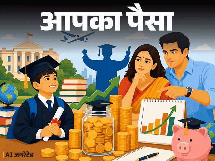 आपका पैसा- बच्चे के लिए कितना एजुकेशन फंड जरूरी:कैसे फंड बनाएं, एजुकेशन लोन के फायदे-नुकसान, एक्सपर्ट से जानें हर सवाल का जवाब