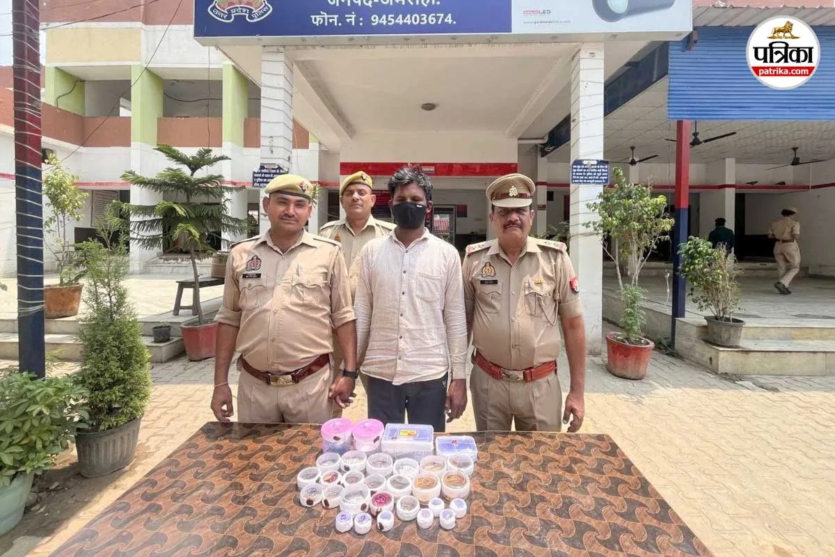 बड़ी चोरी का खुलासा: अमरोहा पुलिस ने मध्य प्रदेश से दबोचा अंतरराज्यीय चोर, 24 लाख के गहने बरामद