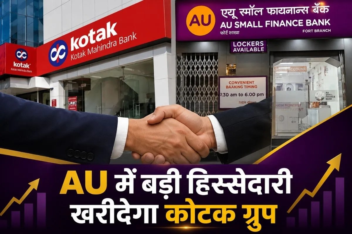 AU Small Finance Bank में बड़ी हिस्सेदारी खरीदने जा रहा कोटक महिंद्रा बैंक, RBI से मिली मंजूरी