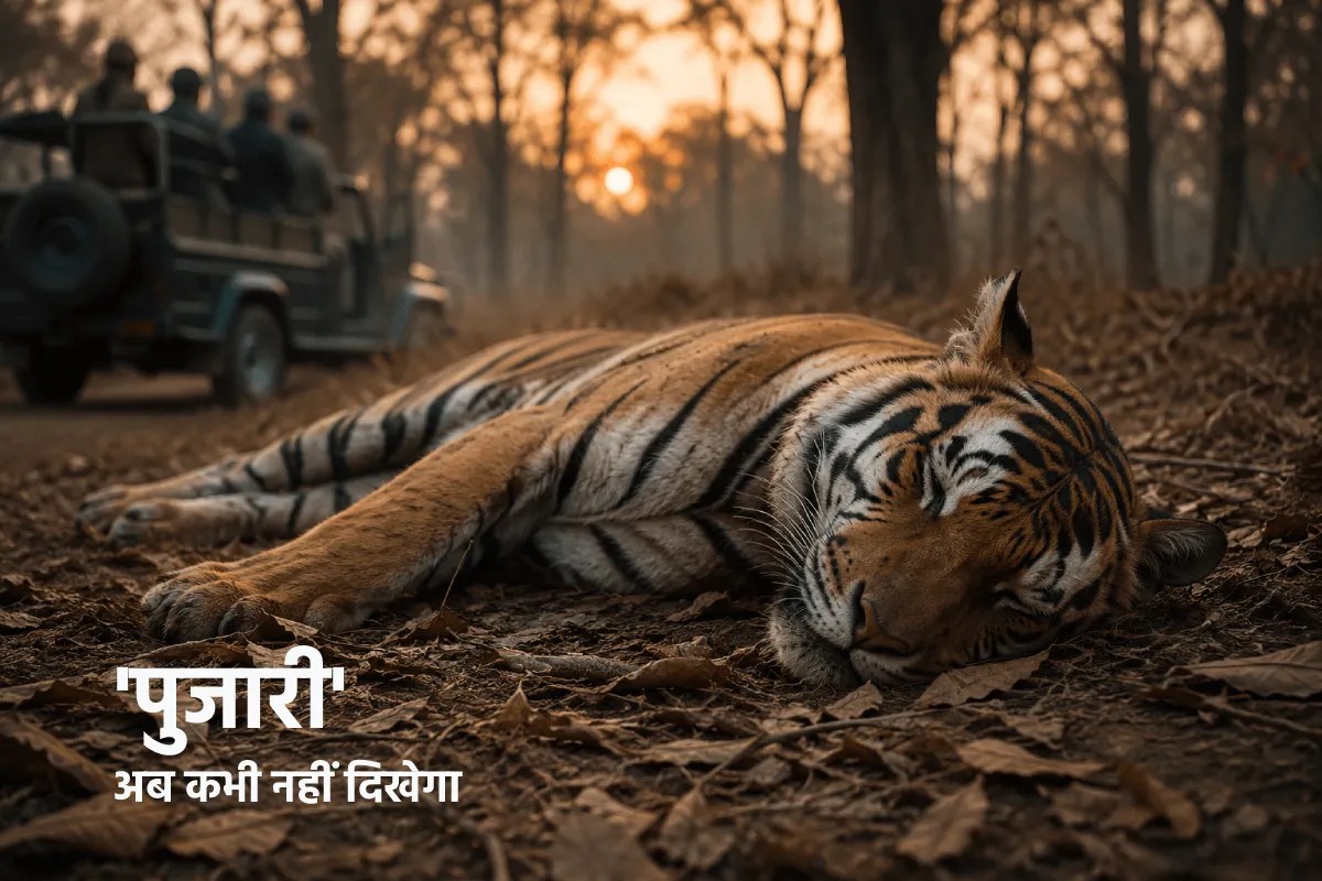 बांधवगढ़ का ‘जेंटलमैन’ चला गया, टूरिस्ट का फेवरेट बाघ ‘पुजारी’ अब कभी नहीं दिखेगा