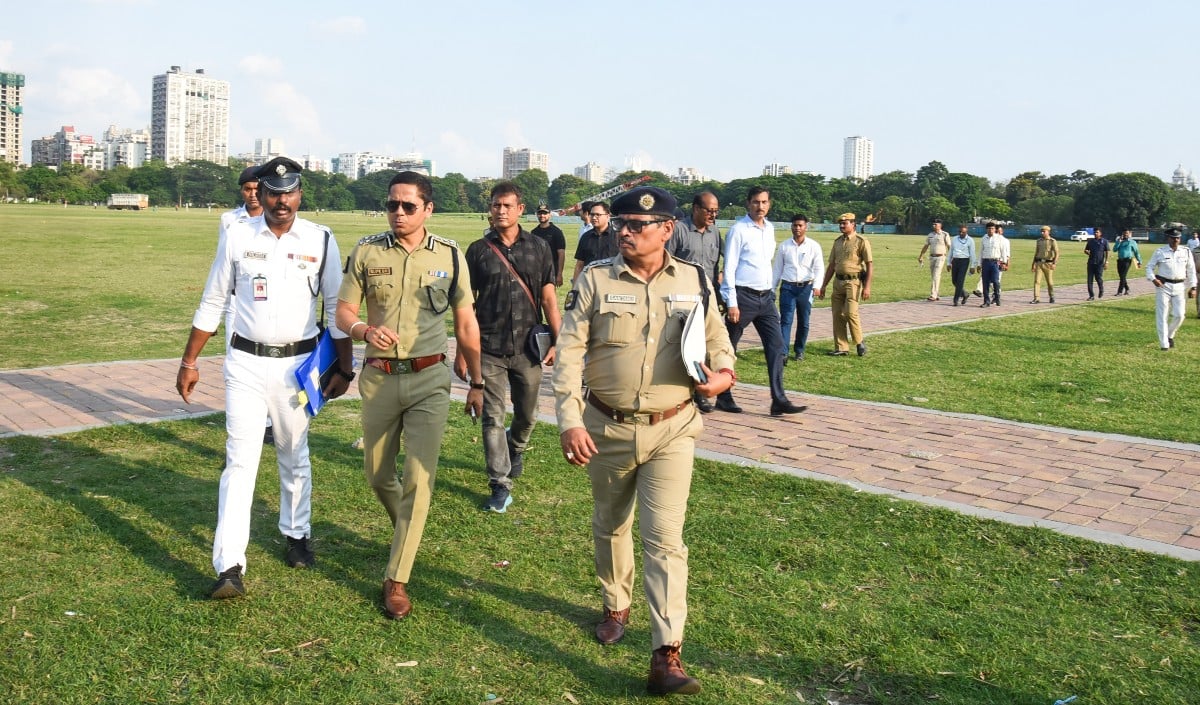 BJP शपथ ग्रहण से पहले Kolkata High-Alert पर, Brigade Ground में 4000 पुलिसकर्मियों का पहरा