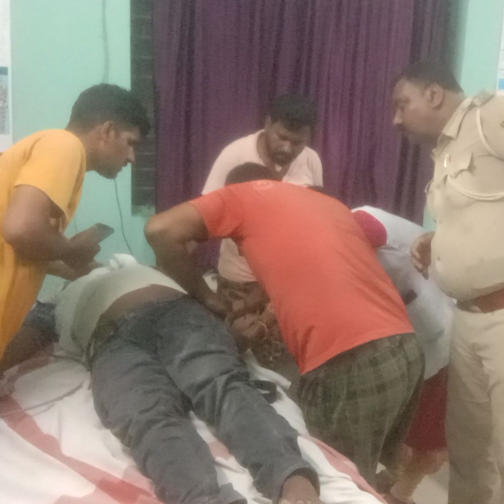 खगड़िया में भैंस से टकराई बाइक, युवक घायल:ससुराल जाते समय हादसा, महेशखूंट-अगुवानी रोड पर हुई घटना