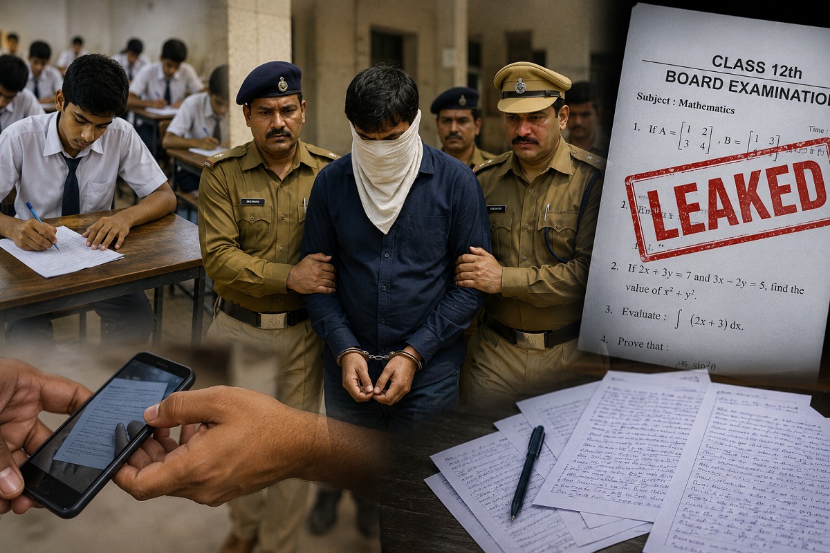 12th board paper leak: 12वीं बोर्ड पेपर लीक कांड में व्यायाम शिक्षक गिरफ्तार, पूरे नेटवर्क का था मास्टरमाइंड
