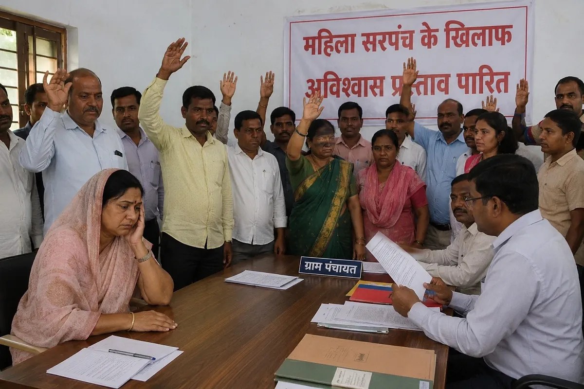 Panchayat politics: महिला सरपंच के खिलाफ अविश्वास प्रस्ताव पारित, पंचायत राजनीति में मचा हड़कंप
