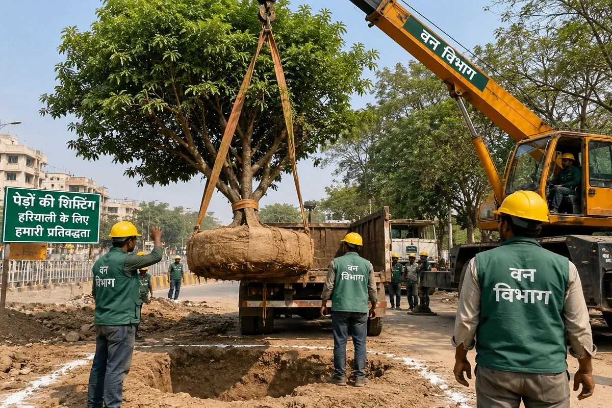 Chhattisgarh Forest News: वन विभाग की प्रेरणादायक पहल, विकास के लिए नहीं चली कुल्हाड़ी, 321 पेड़ों को मिला नया जीवन
