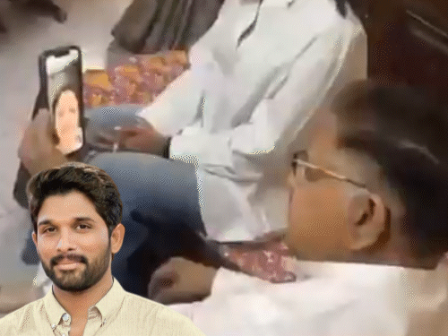 अल्लू अर्जुन की पत्नी पीड़ित परिवार से मिलीं:पुष्पा 2 के प्रीमियर में भगदड़ में घायल बच्चे के इलाज और पढ़ाई में मदद का भरोसा दिया