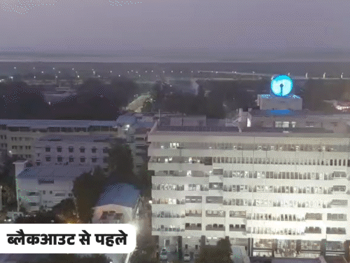 15 मिनट अंधेरे में रहे बिहार के 6 जिले:महावीर मंदिर में छाया रहा अंधेरा, पटना जंक्शन पर लाइटें जलती रहीं; मॉक ड्रिल की तस्वीरें