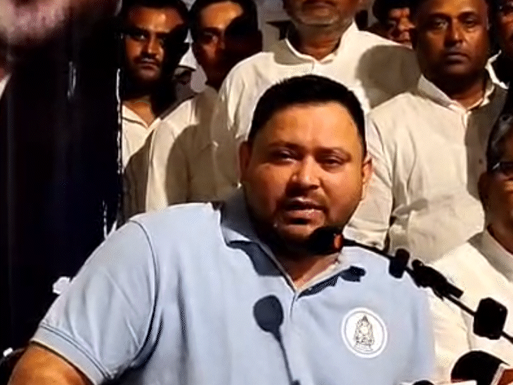 ‘सम्राट चौधरी भाजपा के सिलेक्टेड मुख्यमंत्री’:तेजस्वी बोले- महिलाओं को कैबिनेट में 33% भी हिस्सा नहीं, 6 माह में बिहार ने देखे 2 CM