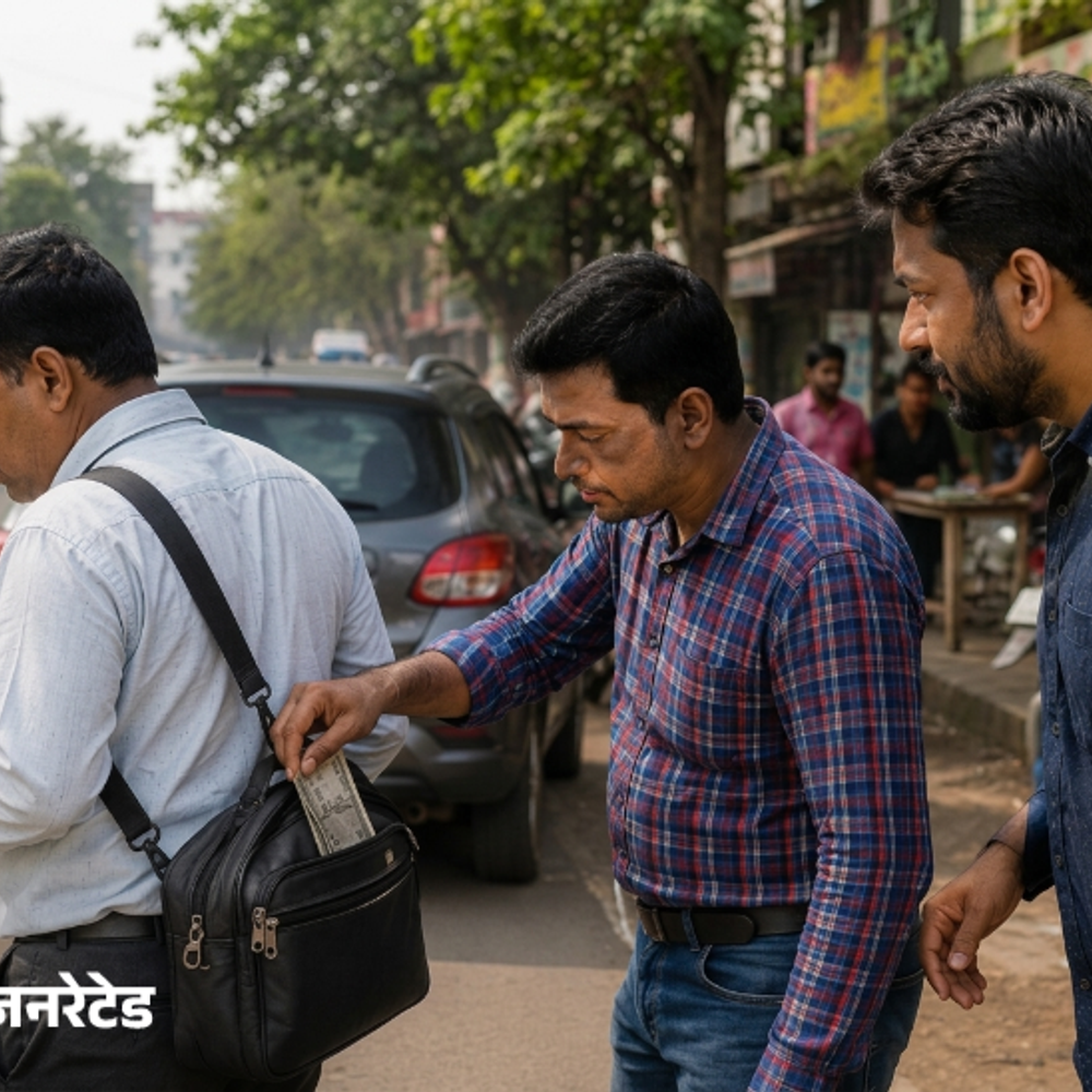 जगराओं में फाइनेंस कंपनी कर्मी से 70 हजार ठगे:दो युवकों ने बातों में उलझाया, बैग से रुपए निकाल डाले कागज, दो माह बाद FIR