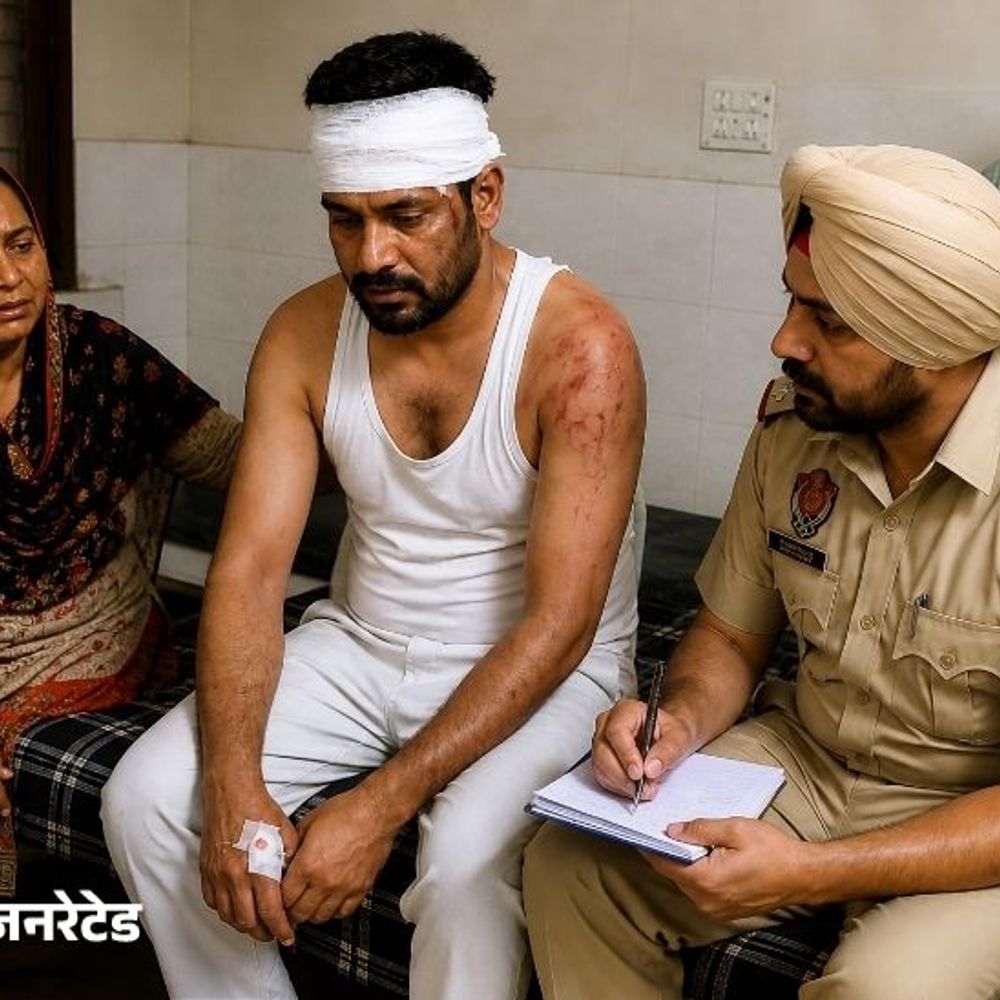 लुधियाना में घर में घुसकर हमला:तेजधार हथियारों से की मारपीट; 9 आरोपियों पर केस दर्ज