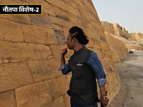 सोने जैसा चमकने वाला किला भी तपा, दीवार छूना मुश्किल:जैसलमेर में टूरिस्ट पैकेज आधे रेट पर, वर्ल्ड फेमस मिठाई नहीं बनाना चाहते हलवाई