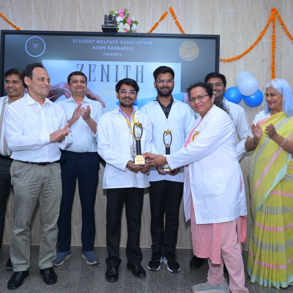 एम्स रायबरेली में ‘जेनिथ’ उत्सव का समापन:200 से अधिक छात्रों को सिमुलेशन मॉडल्स पर मिला प्रशिक्षण