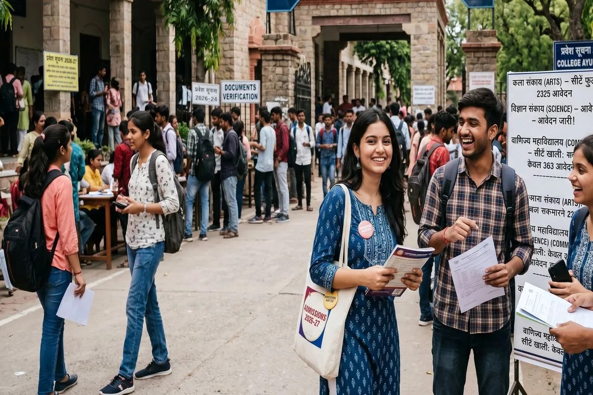 अलवर के सरकारी कॉलेजों में एडमिशन की होड़: आर्ट्स और साइंस में सीटों से ज्यादा मारामारी, कॉमर्स कॉलेज में आधी सीटें खाली