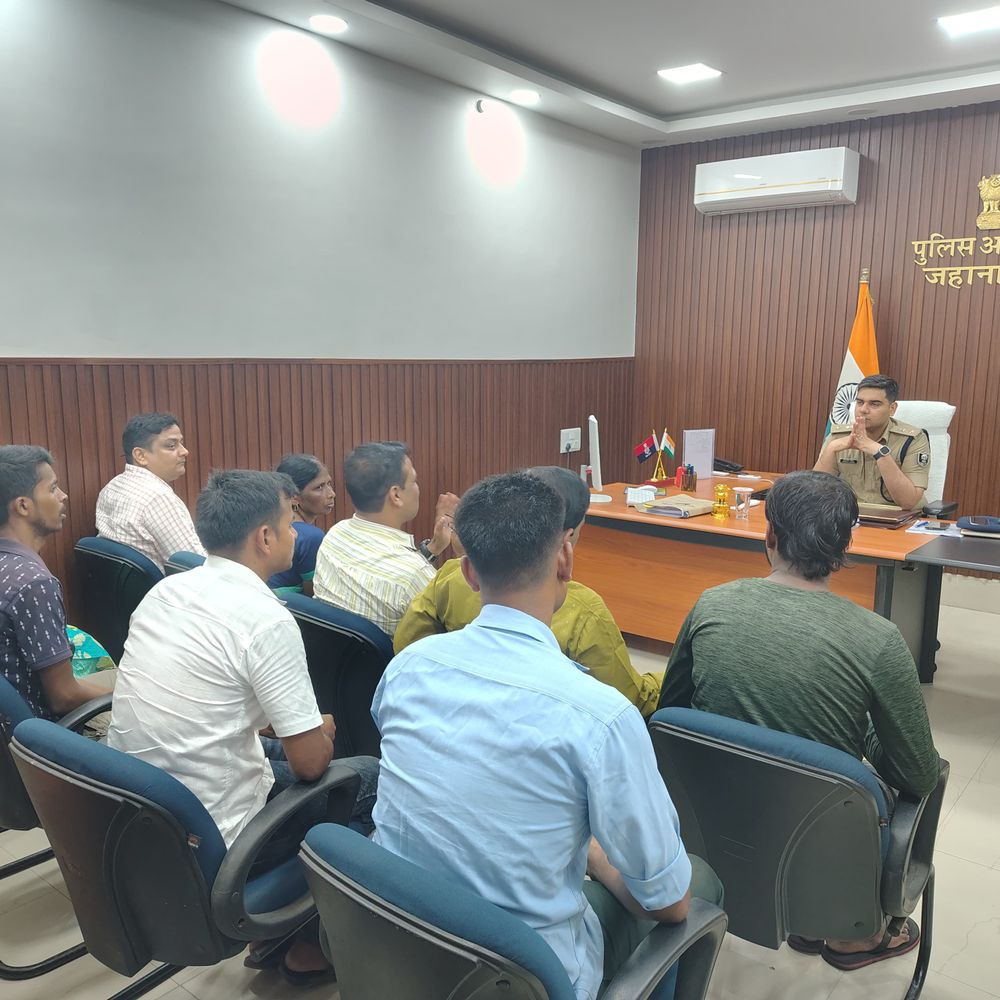 जहानाबाद जनता दरबार में एसपी ने सुनीं शिकायतें:12 मामलों पर संबंधित अधिकारियों को कार्रवाई के निर्देश दिए