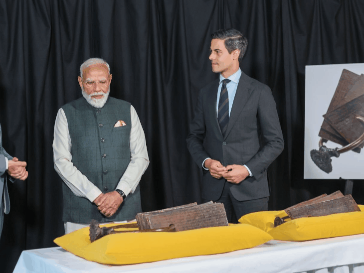 नीदरलैंड से 1000 साल पुराने तमिल दस्तावेज भारत आएंगे:मोदी की मौजूदगी में समझौता; टाटा इलेक्ट्रॉनिक्स और चिप बनाने वाली डच कंपनी में भी डील