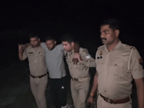सहारनपुर में 25 हजार का इनामी मुठभेड़ में अरेस्ट:दो गोकश हुए अरेस्ट, पुलिस पर फायरिंग की, गोकशी के मुकदमें था फरार